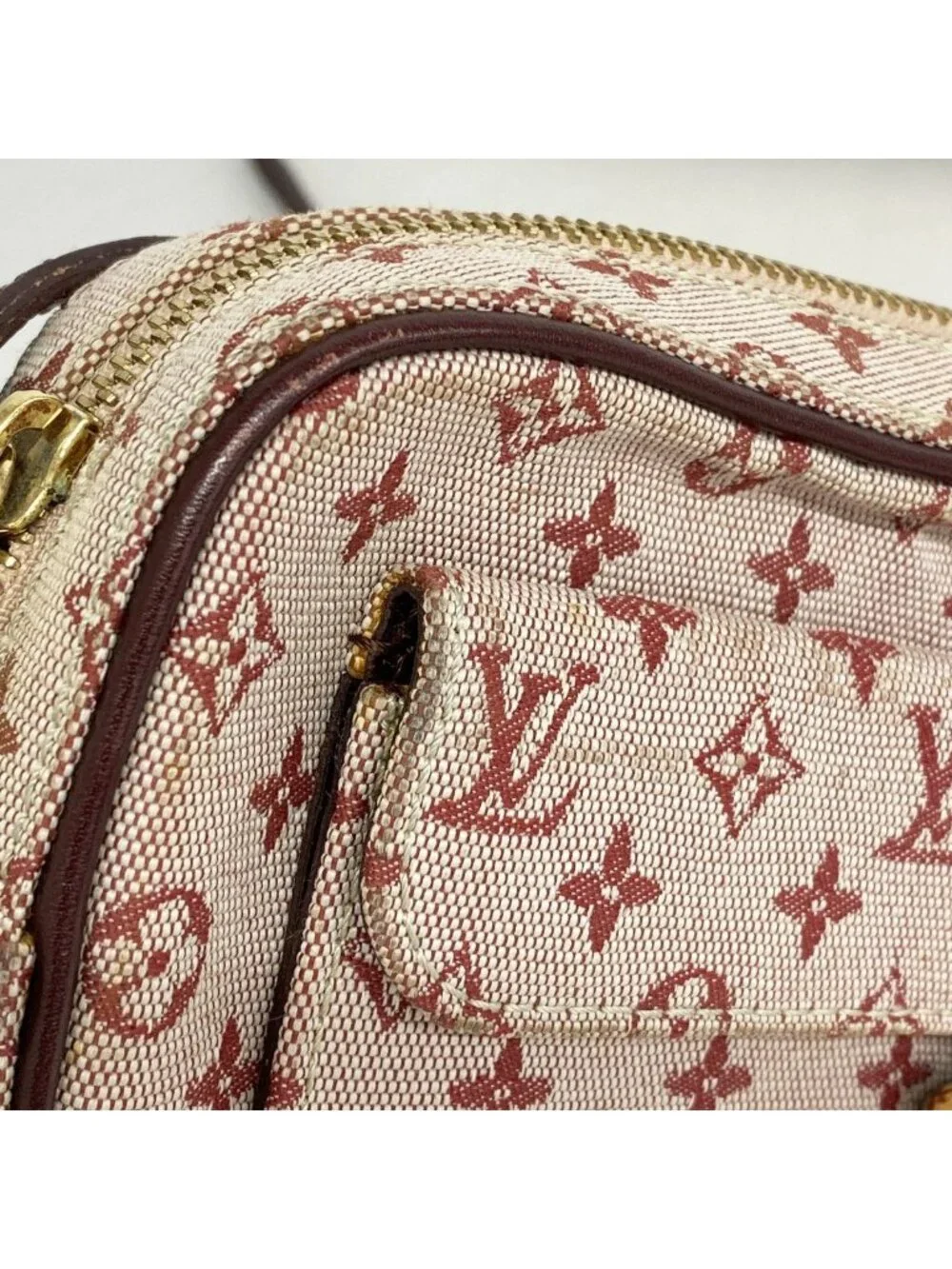 Louis Vuitton Shoulder Bag Monogram Mini Juliette MM Cerise